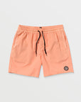 Volcom Mens Center Trunk 17" Boardshorts - Peach - ManGo Surfing