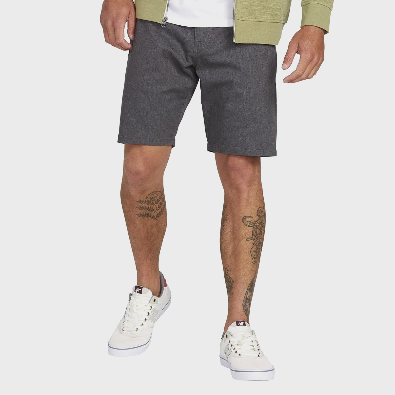 Volcom Mens Frickin Modern Stretch 19'' Shorts - Charcoal Heather - ManGo Surfing