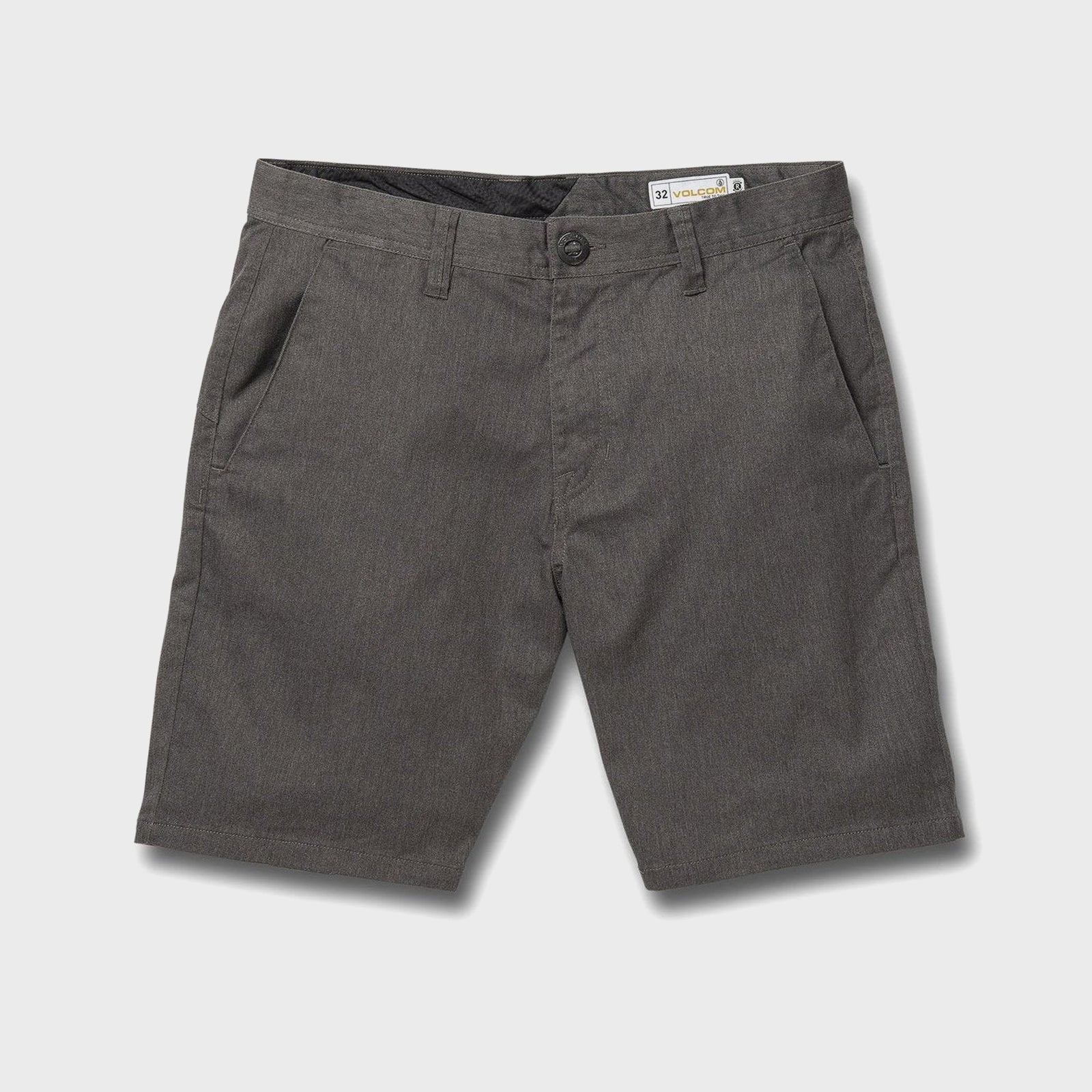 Volcom Mens Frickin Modern Stretch 19'' Shorts - Charcoal Heather - ManGo Surfing