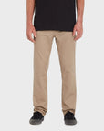 Volcom Mens Frickin Modern Stretch Trousers - Khaki - ManGo Surfing