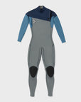 Volcom Mens Modulator 3/2 Chest Zip Wetsuit - Cruzer Blue - ManGo Surfing