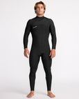 Volcom Mens Modulator 3/2 Long Sleeve Back Zip Wetsuit - Black - ManGo Surfing