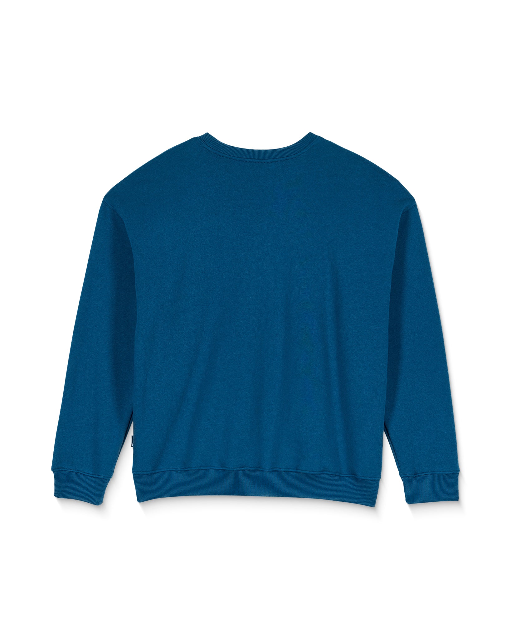 Blue sweatshirt on a white background