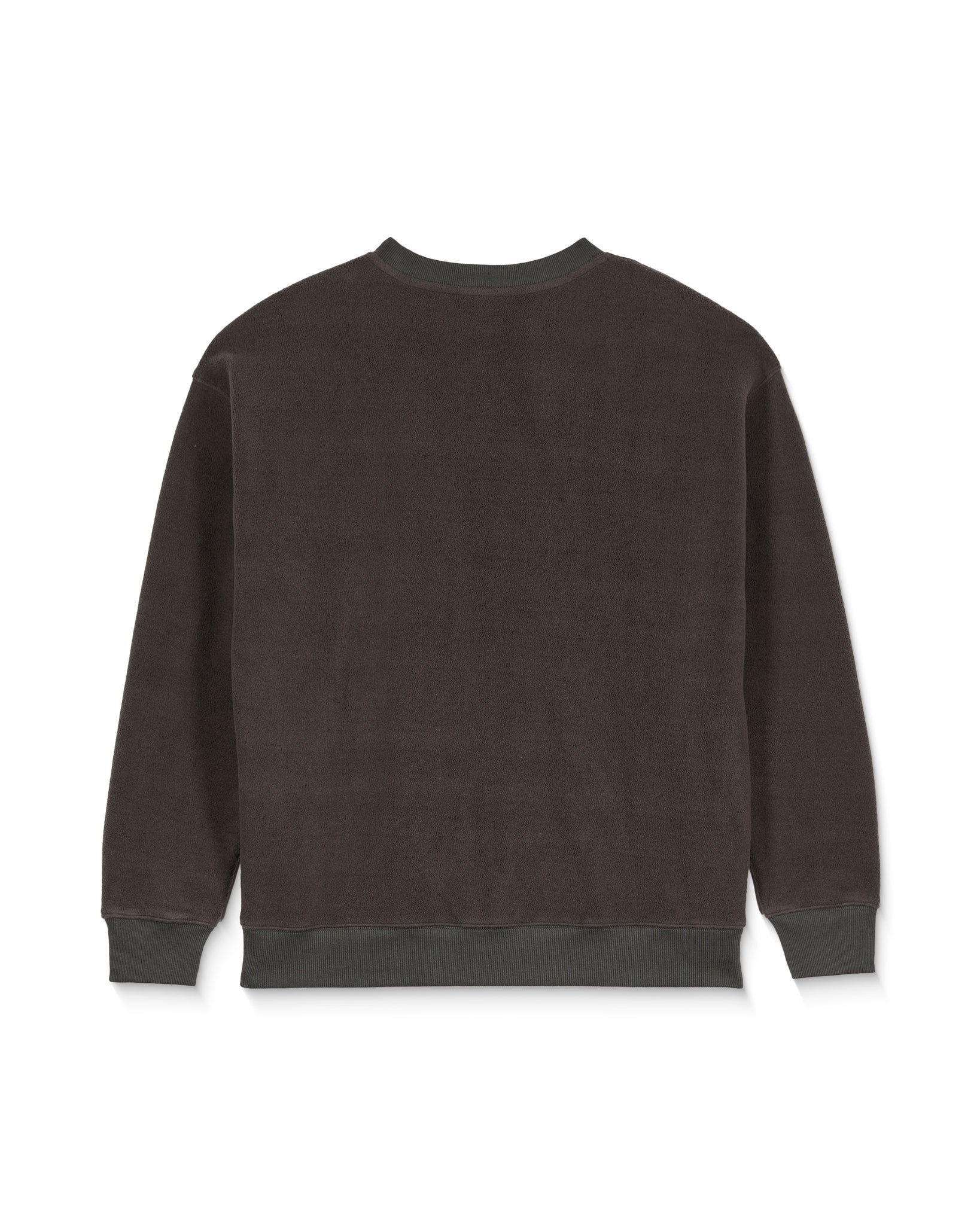 Black sweatshirt on a white background