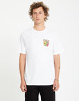Volcom Mens Tooflow T-Shirt - White - ManGo Surfing