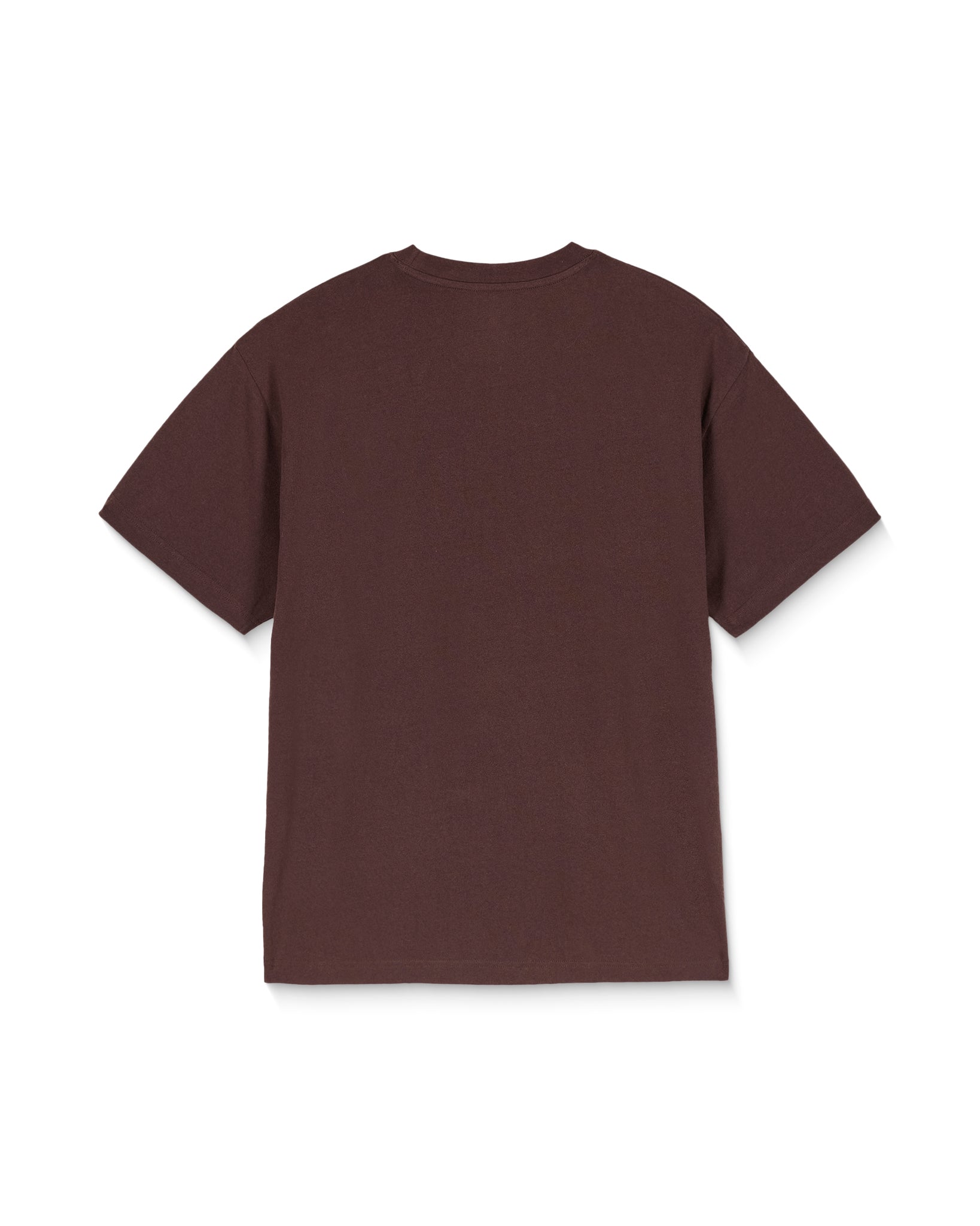 Brown t-shirt on a white background