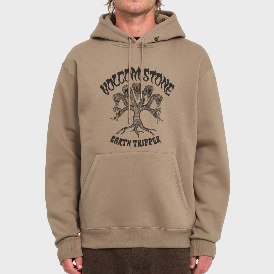 Volcom Mens Watanite Pullover Hoodie - Teak - ManGo Surfing