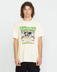Volcom Mens Worldly T-Shirt - Off White - ManGo Surfing