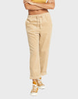 Stone Street Trousers - Womens Corduroy Trousers - Khaki - ManGo Surfing