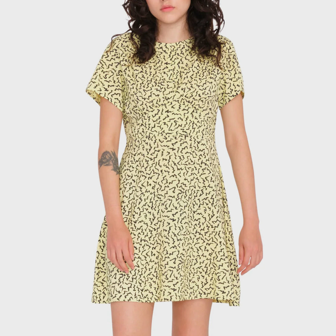 Volcom Womens Surfpunk Dress - Aura Yellow - ManGo Surfing
