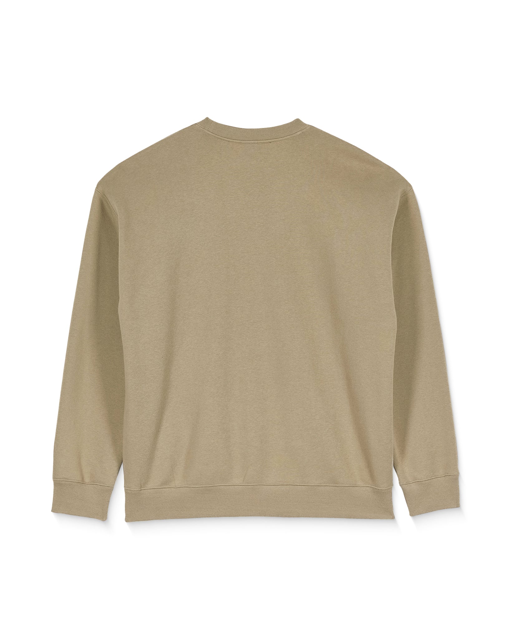 Beige sweatshirt on a white background