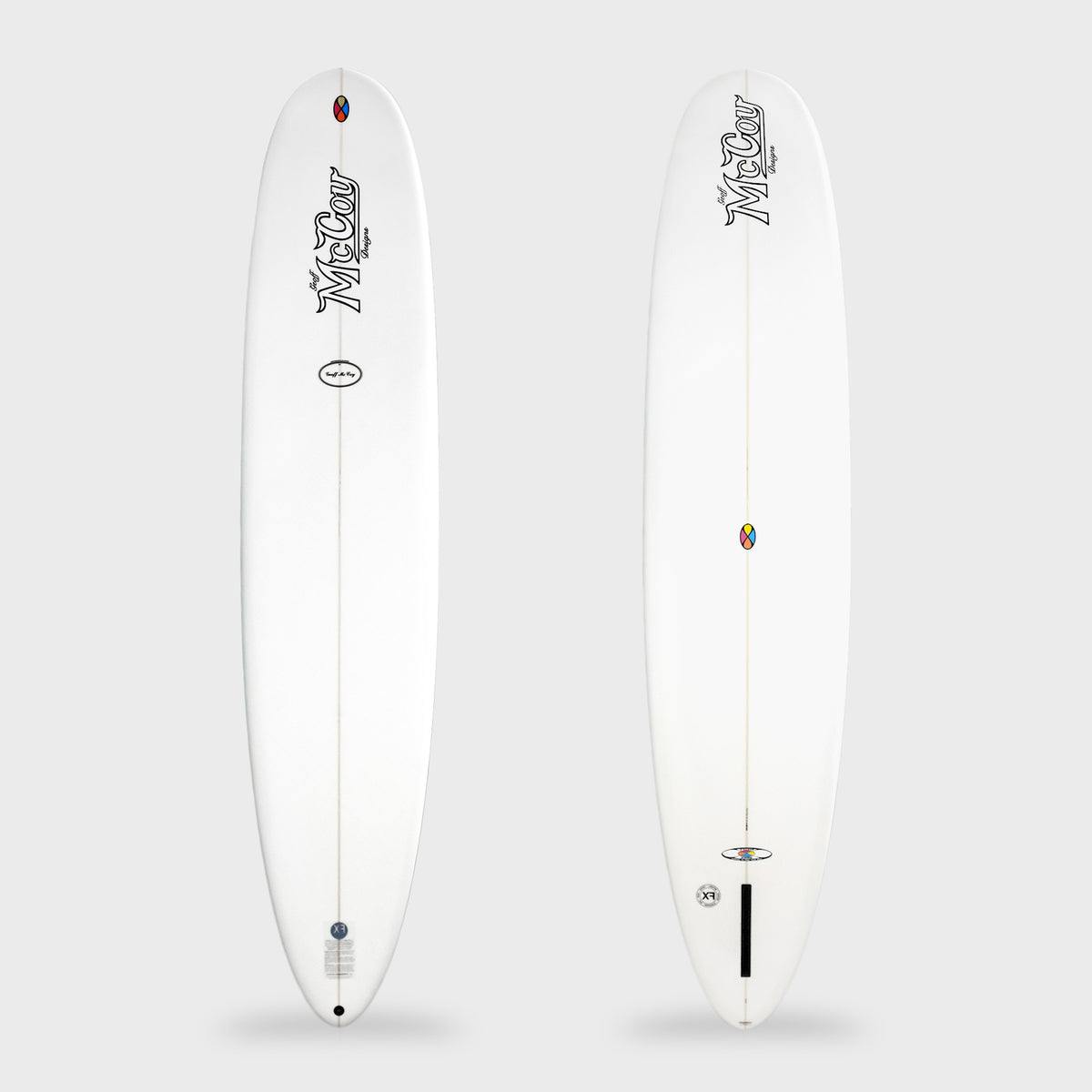 McCoy All Round Malibu XF Longboard - Clear – ManGo Surfing