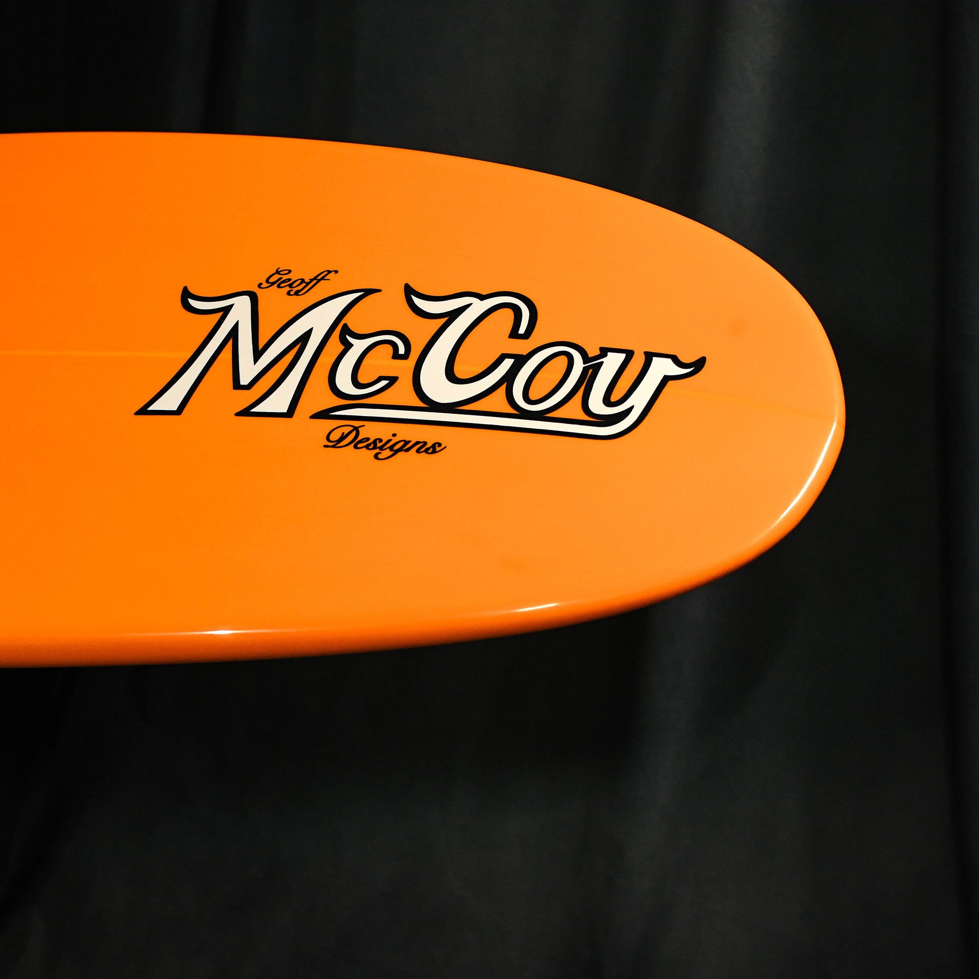 McCoy All Round Malibu XF Sunrise Polish Longboard - Yellow/Orange