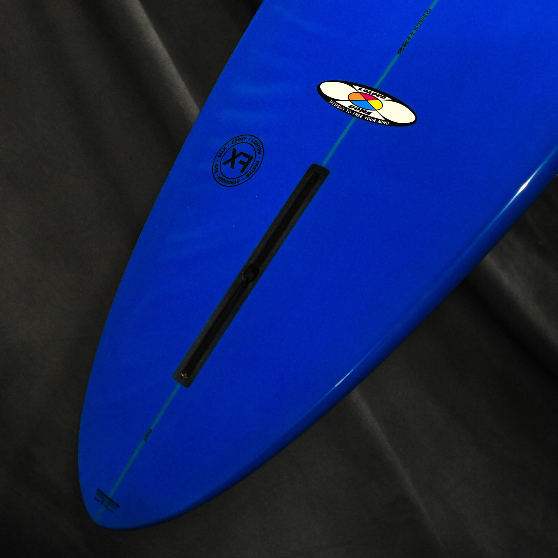 McCoy All Round Malibu XF Sunset Polish Longboard - Pink/Blue