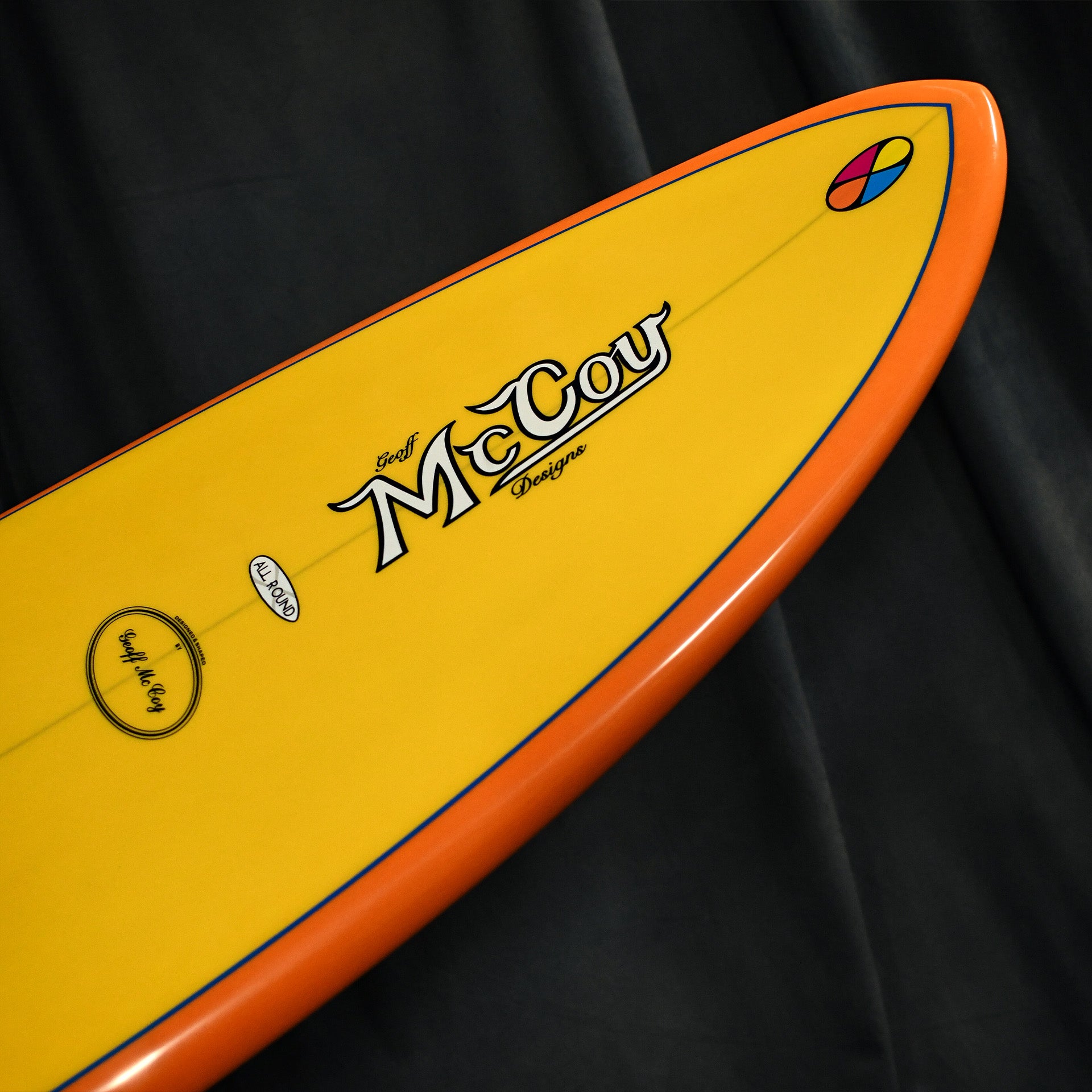 McCoy All Round Nugget 3F FCSII XF Sunrise Polish Surfboard