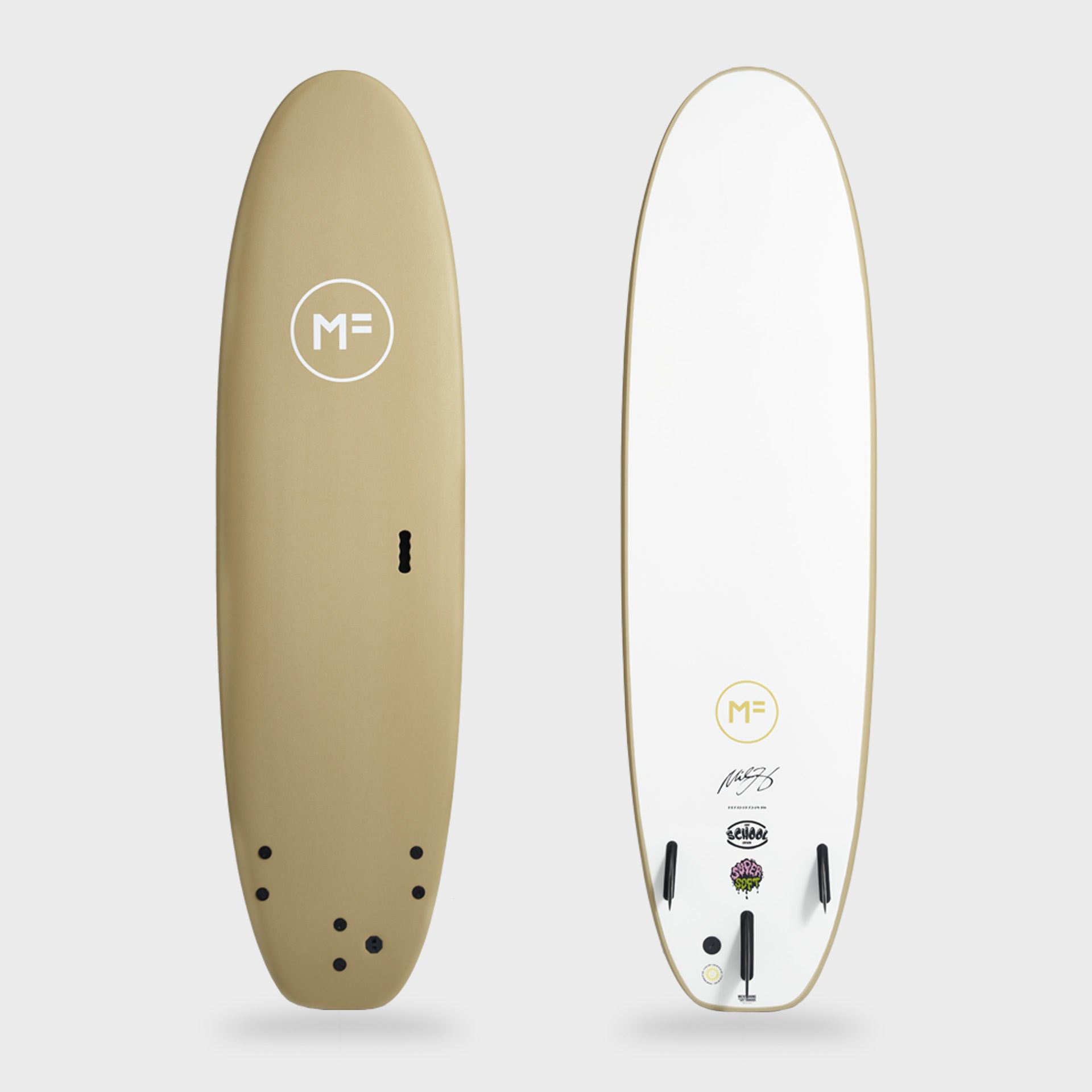 MICK FANNING SOFT BOARDS SUPER SOFT ７’６” Mick Fanning Surf School Super Soft Screw Thru 3F - 7'6 - Soy