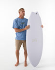 Mick Fanning X Laura Enever Ying Yang Surfboard - Hydrangea - ManGo Surfing