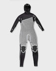 Volcom Mens Modulator 4/3mm Hooded Chest Zip Wetsuit - Black
