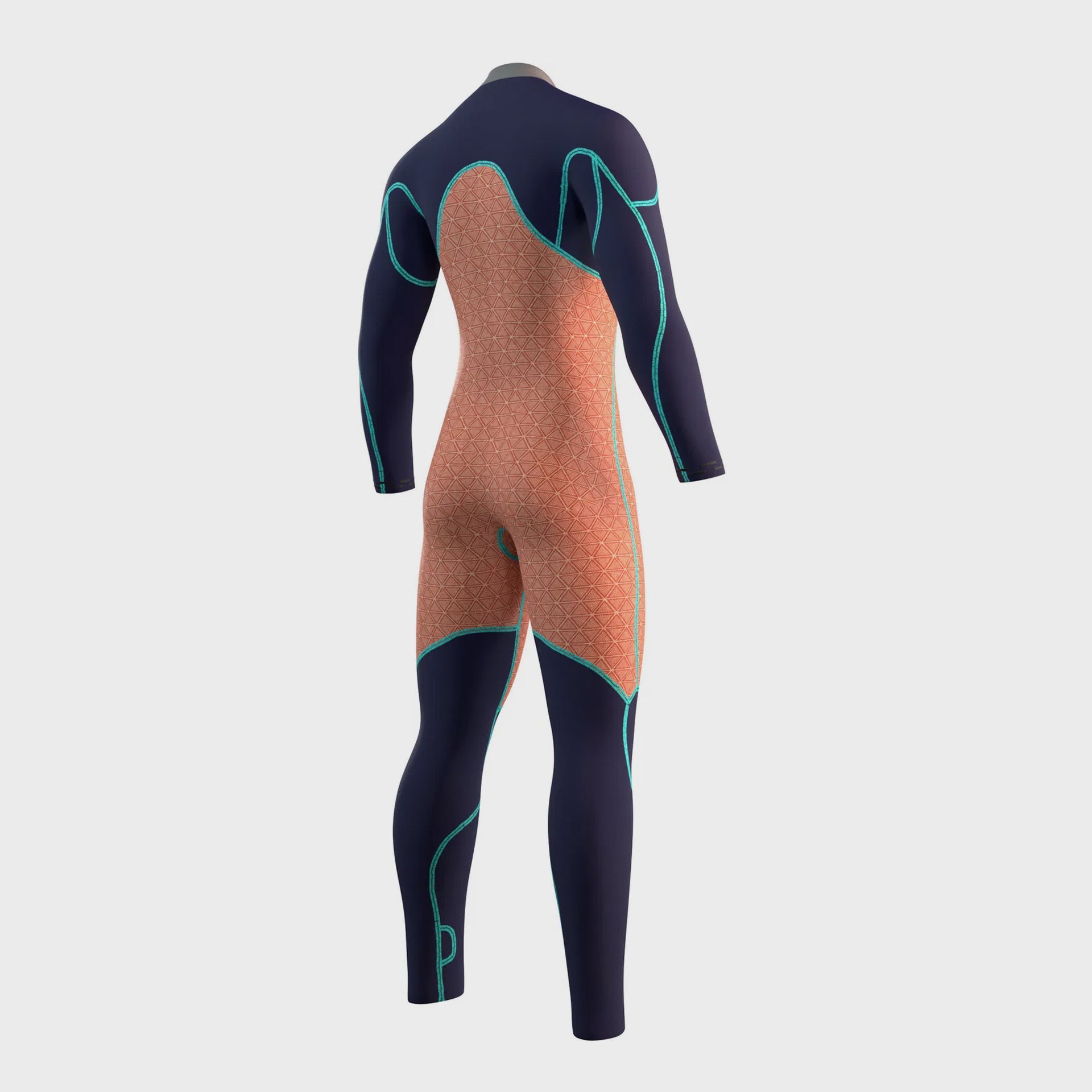 Mystic Mens Majestic 5/4 Front Zip Fullsuit - Navy - ManGo Surfing
