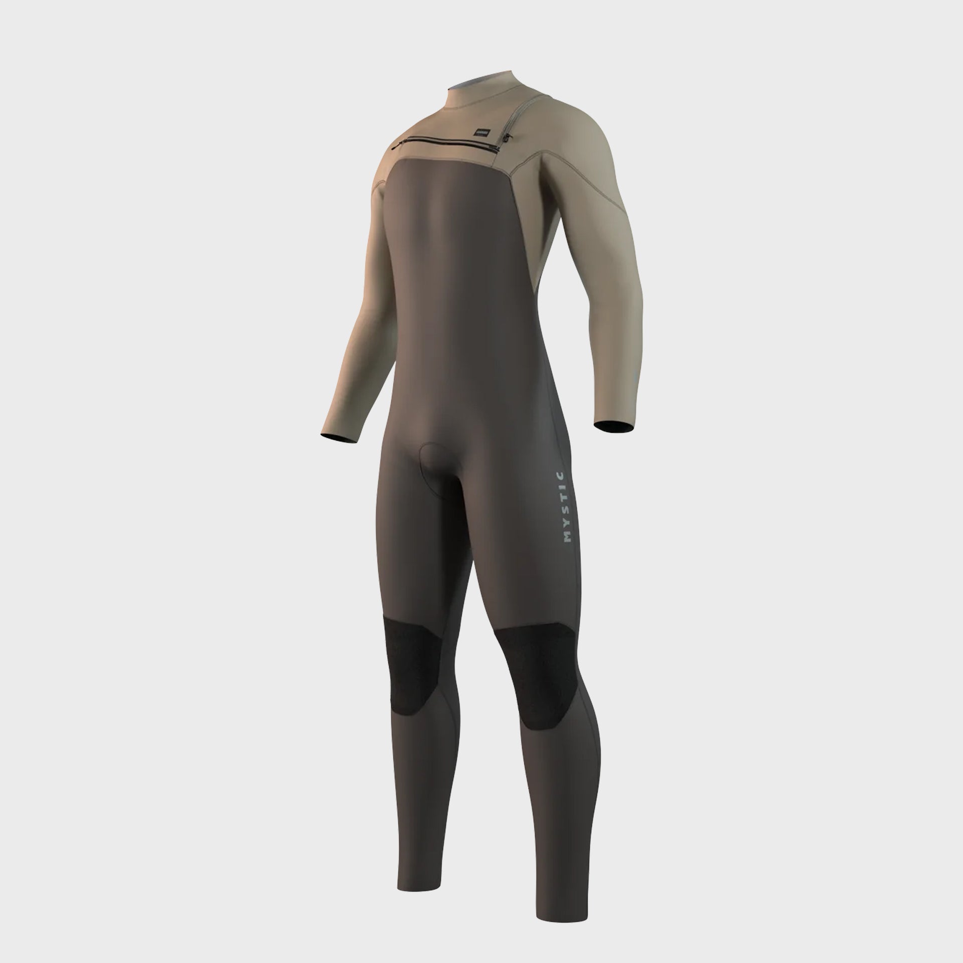 Mystic Mens Motion 4/3 Front Zip Fullsuit - Truffle - ManGo Surfing
