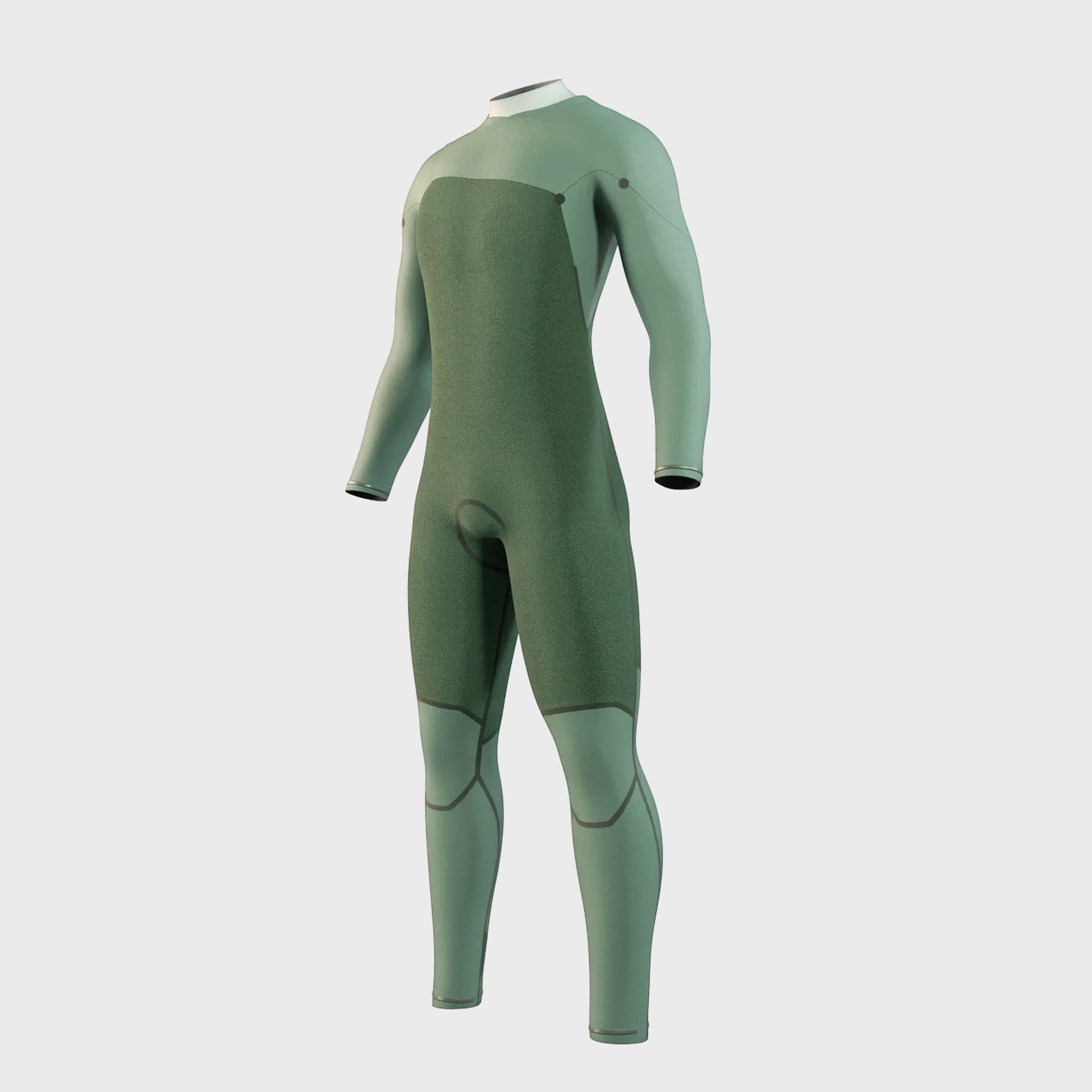 Mystic Mens Motion 4/3 Front Zip Fullsuit - Truffle - ManGo Surfing