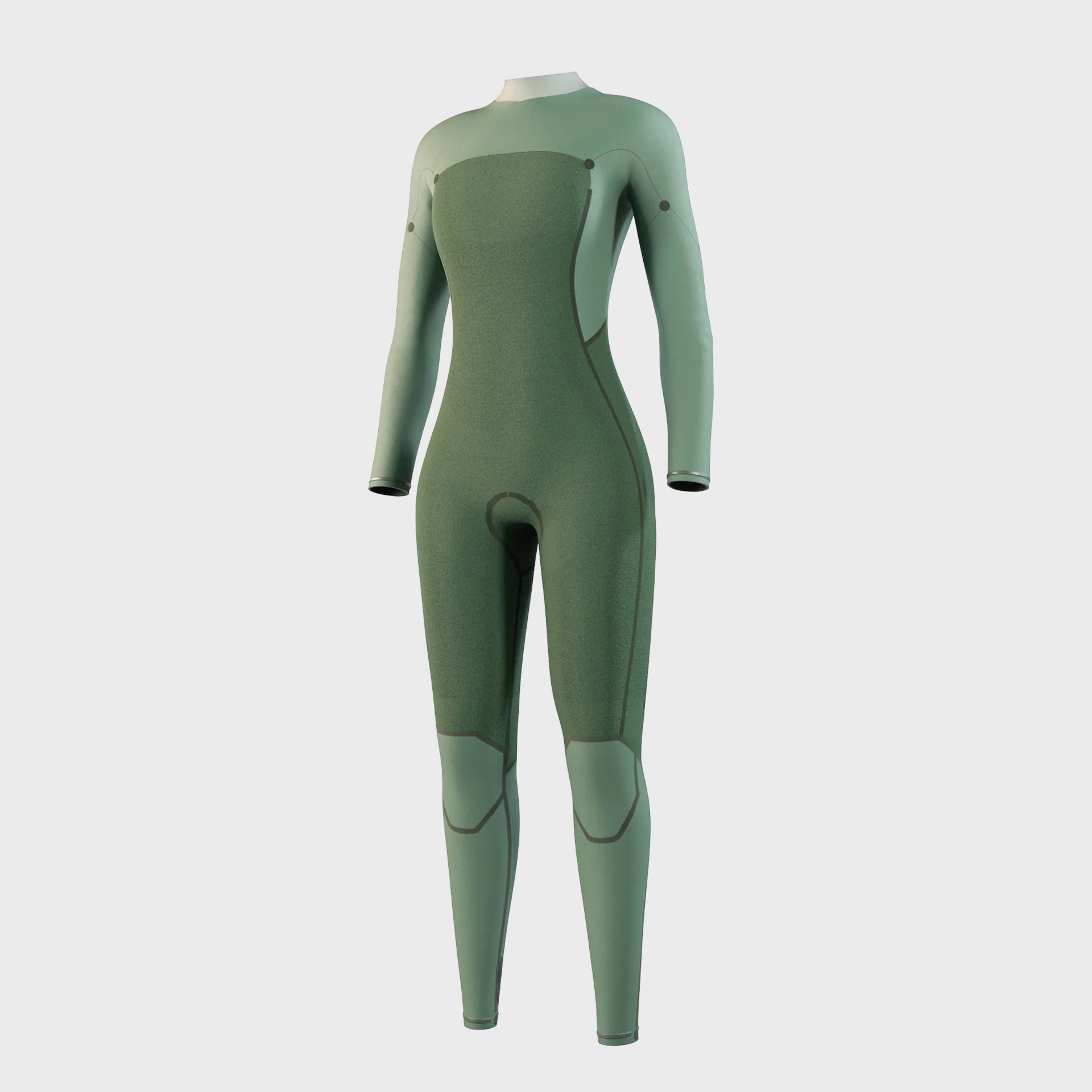 Mystic Womens Haven Double Front Zip 5/3 Fullsuit - Black - ManGo Surfing