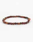 Pineapple Island Mãlie Red Turquoise Stretchy Bracelet - Red Turquoise Matte