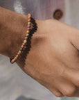 Pineapple Island Mãlie Red Turquoise Stretchy Bracelet - Red Turquoise Matte