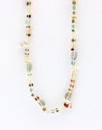 Pineapple Island Waiwai Kai Mixed Bead Necklace - Turquoise/Natural