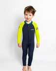 C-Skins C-Kids NuWave Baby FZ Steamer - Bluestone/Lime