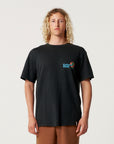 The Critical Slide Society Mens Oasis T-Shirt - Vintage Black - ManGo Surfing