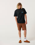 The Critical Slide Society Mens Oasis T-Shirt - Vintage Black - ManGo Surfing