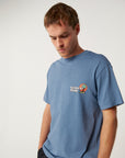 The Critical Slide Society Mens Oasis T-Shirt - Blue - ManGo Surfing