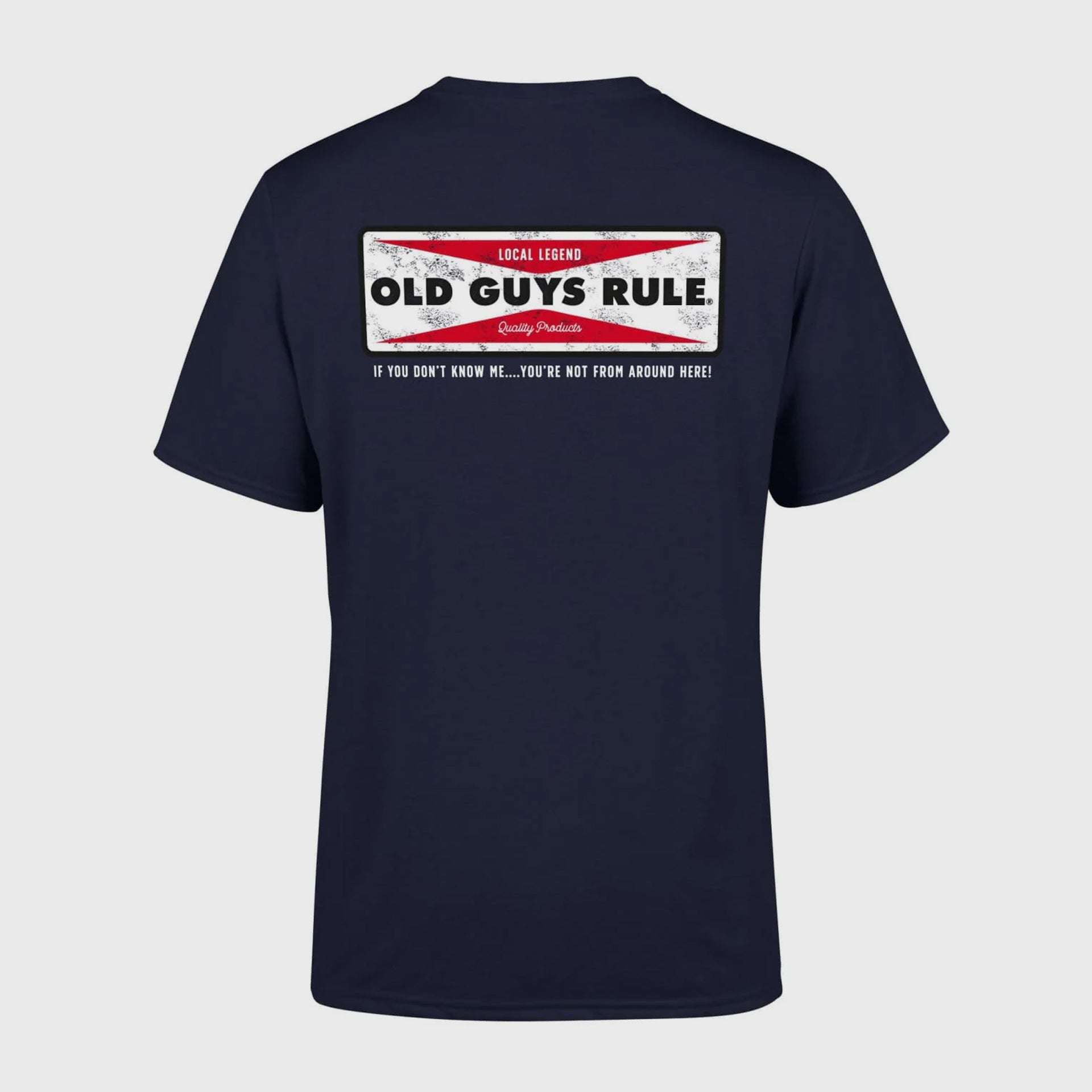 Old Guys Rule 'Local Legend IV' T-Shirt - Navy - ManGo Surfing
