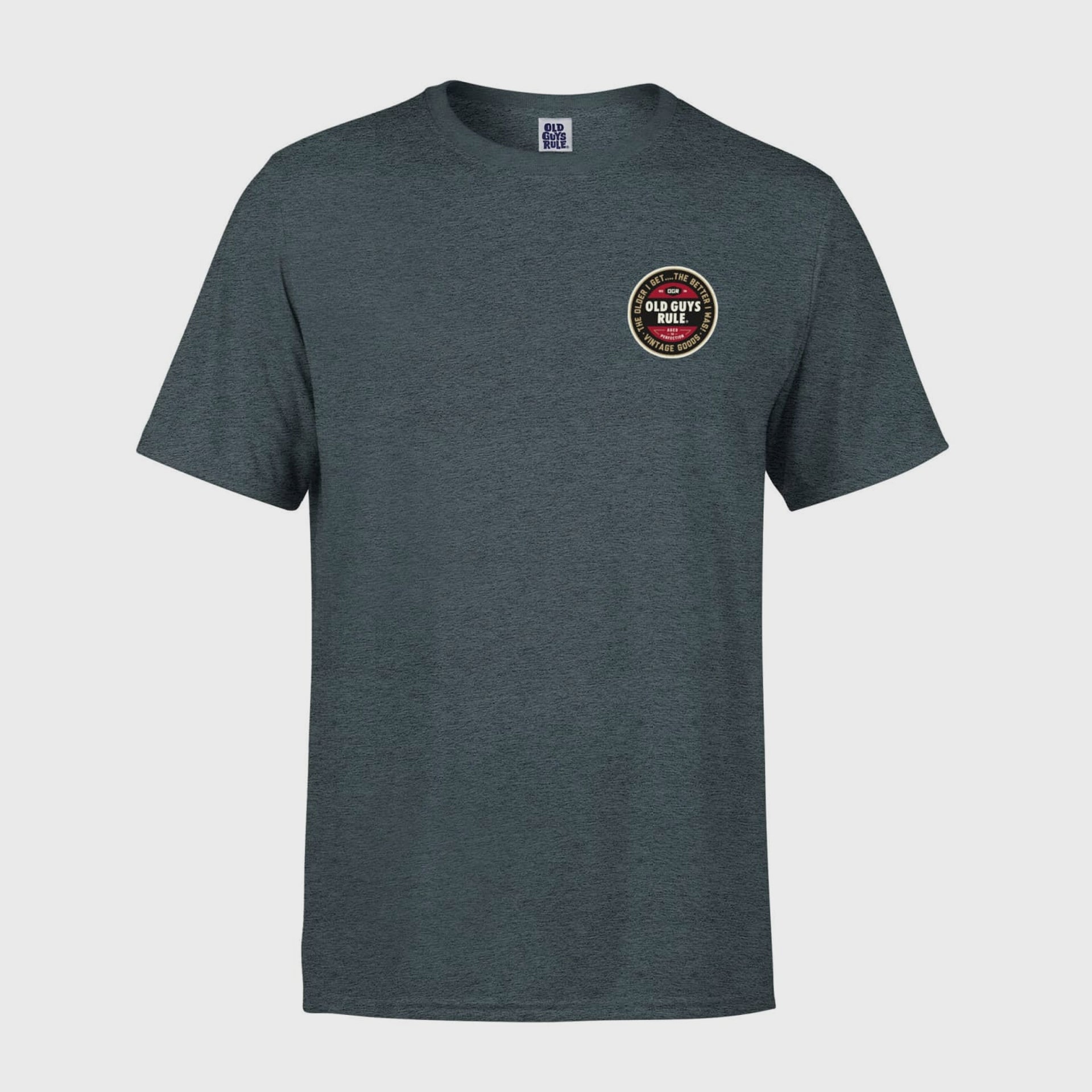Old Guys Rule 'Natural Traction II' T-Shirt - Dark Heather - ManGo Surfing