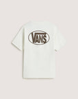 Vans Mens Oval Logo Loose Short Sleeve T-Shirt - Marshmallow