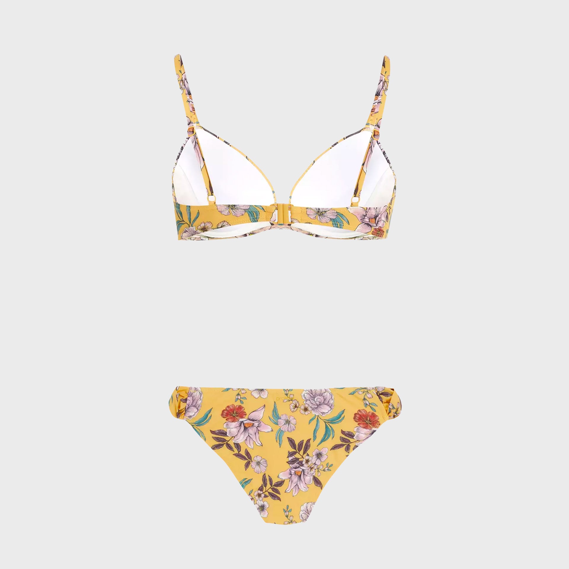 Protest Channel Flower Underwire Womens Bikini - Tumeric Yellow - ManGo Surfing