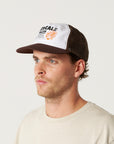 The Critical Slide Society Mens Communication Trucker Cap - One Size - Brown - ManGo Surfing