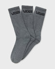 Vans Mens Classic Crew Rox Socks - Heather Grey - ManGo Surfing