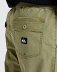 Quiksilver Mens Taxer Fatigue Trousers - Aloe