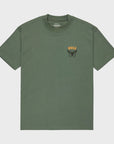 RVCA Mens Butterfly Poster T-Shirt - Balsam Green - ManGo Surfing