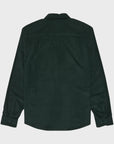 RVCA Mens Freeman Cord Long Sleeve Shirt - Hunter Green - ManGo Surfing