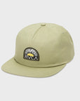 RVCA Mens Rise Cuts Snapback Cap - One Size - Ranger Green