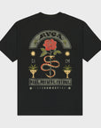 RVCA Mens Roses Poster T-Shirt - Black - ManGo Surfing