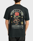 RVCA Mens Roses Poster T-Shirt - Black - ManGo Surfing
