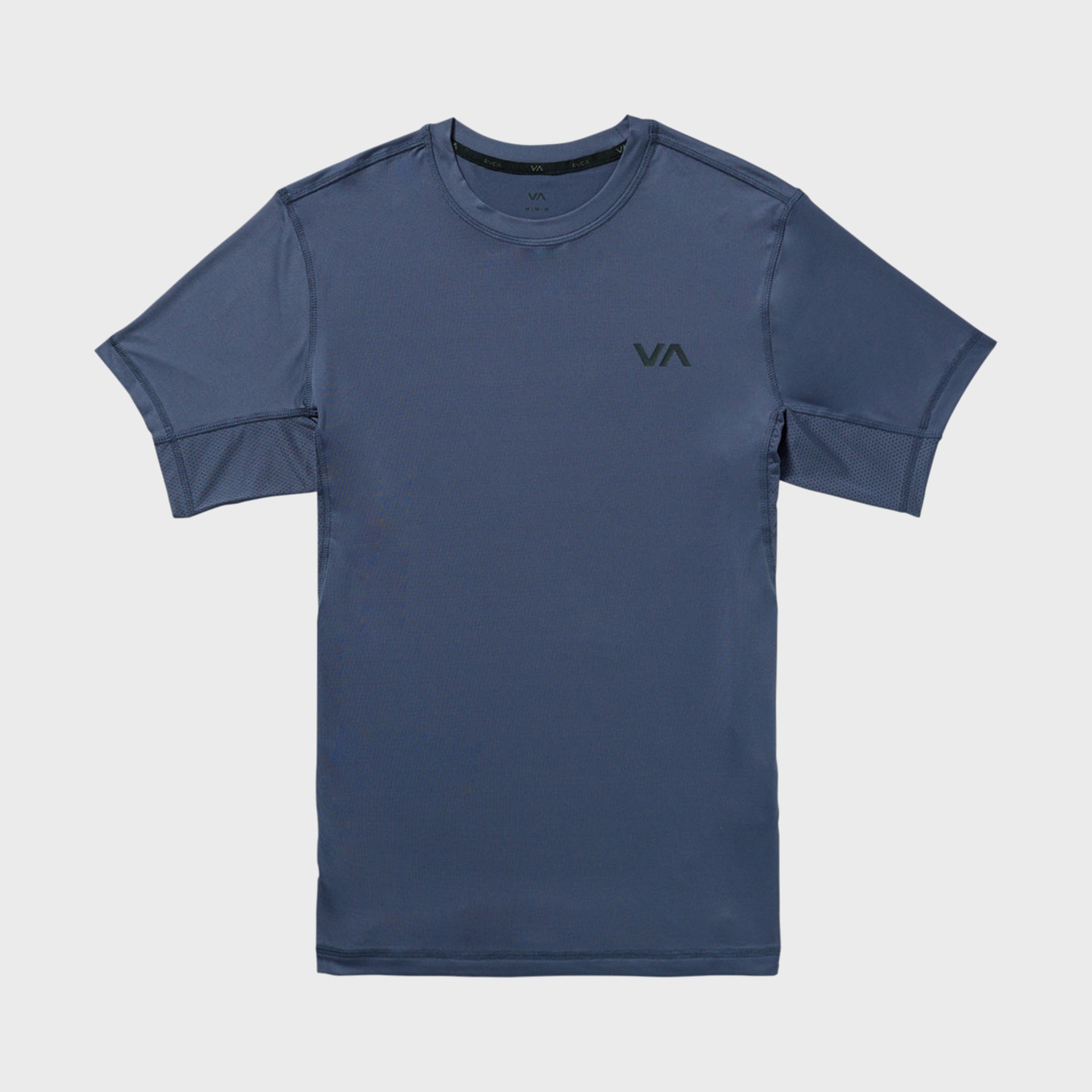 RVCA Mens Sport Vent Technical T-Shirt - Vintage Navy
