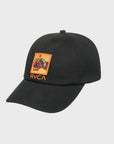 RVCA Mens Superblast Snapback Cap - One Size - Black - ManGo Surfing