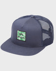 RVCA Mens VA ATW Print Trucker Cap - One Size - Moody Blue - ManGo Surfing