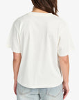 RVCA Womens Collage T-Shirt - Antique White - ManGo Surfing