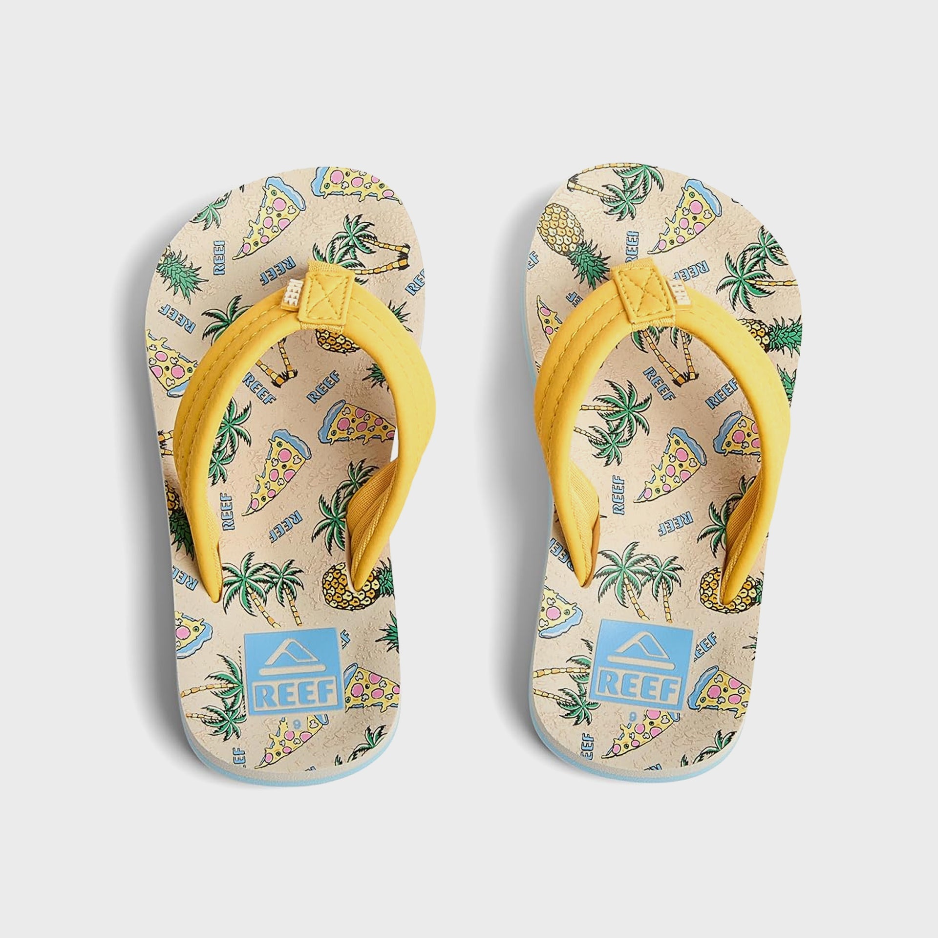 Reef Kids AHI Flip Flops - Hawaiian Pizza - ManGo Surfing